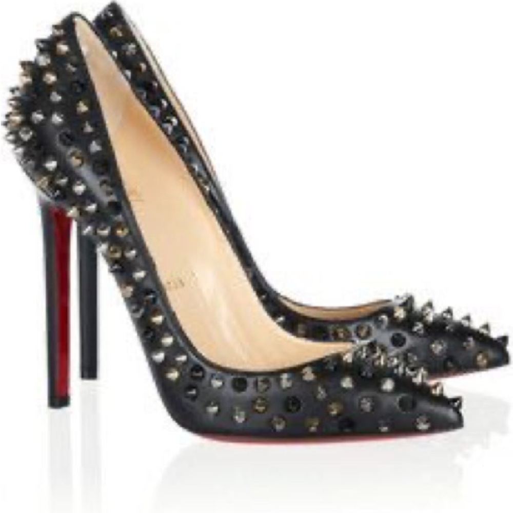 Christian Louboutin Pigalle Spikes size 38 1/2 size 8.